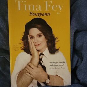 Yellow and Black Book Cover with Thoughtful Pose